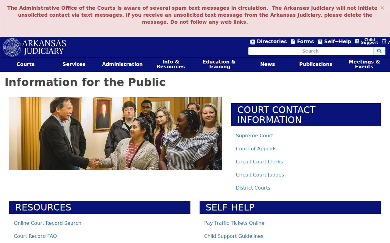 Arkansas public resources for Lawrence County court dockets